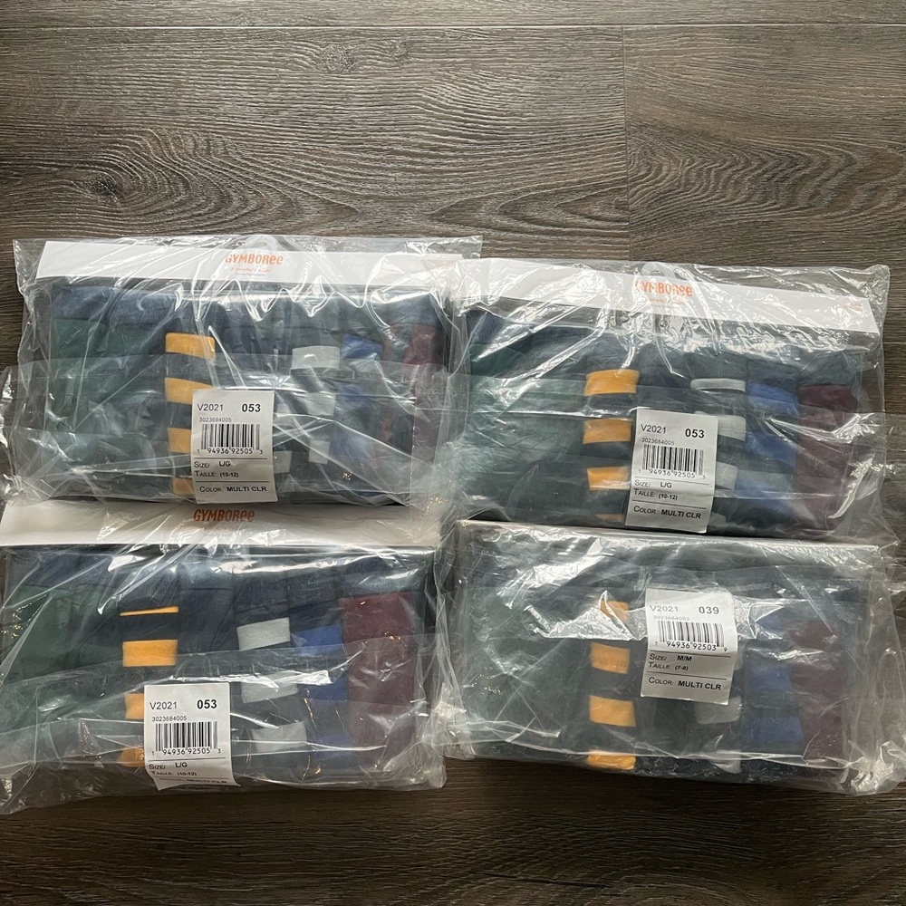Gymboree Boys Underwear Set (M & L)